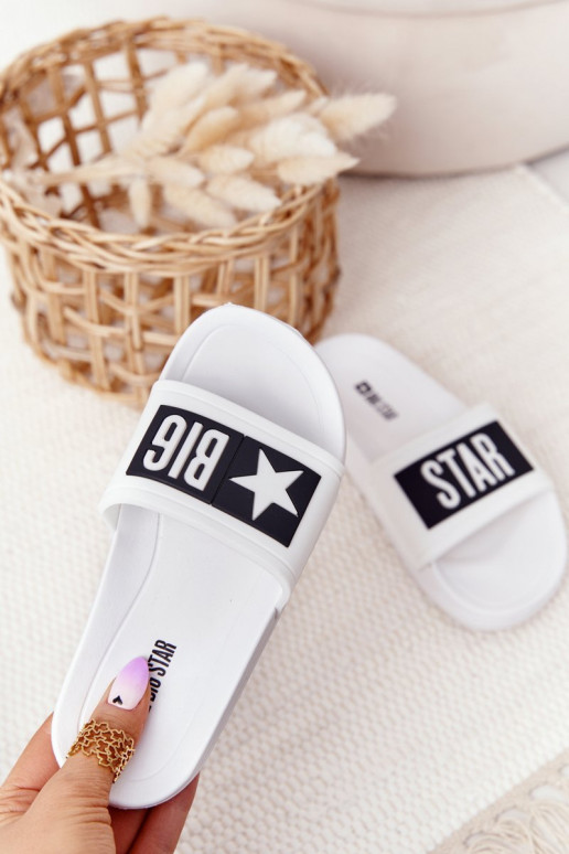 Pantoufles Enfant Big Star DD374151 Blanches