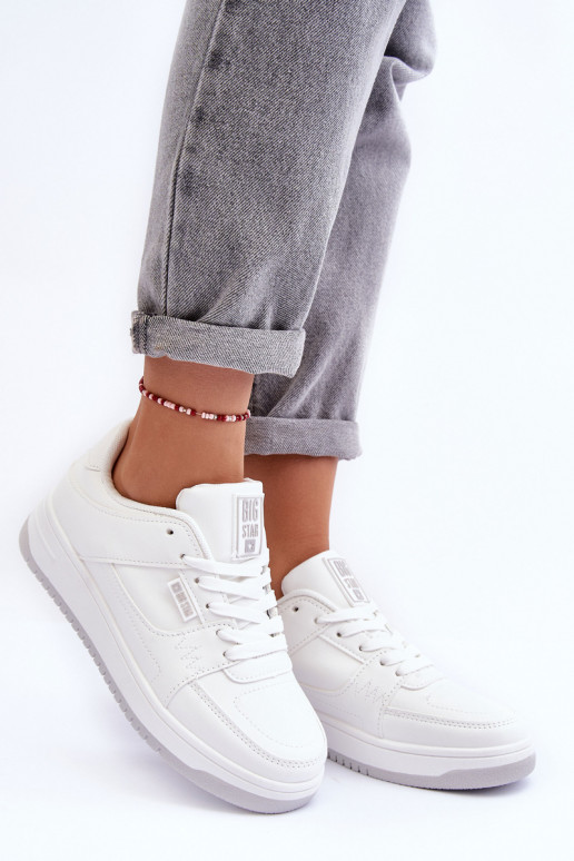 Chaussures de sport pour femmes Big Star MM274354 en blanc