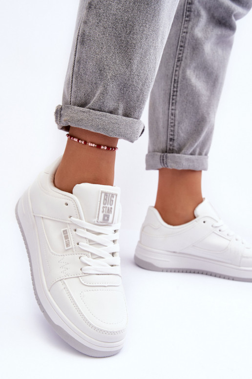Chaussures de sport pour femmes Big Star MM274354 en blanc