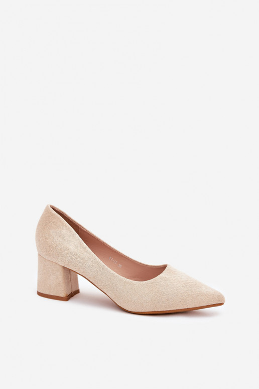 Chaussures pour femmes avec bouts pointus et talons en sable Merinette