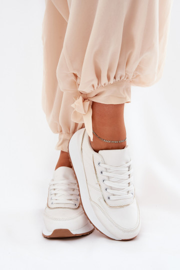 Baskets pour femmes avec plateforme en blanc Nevliese 2