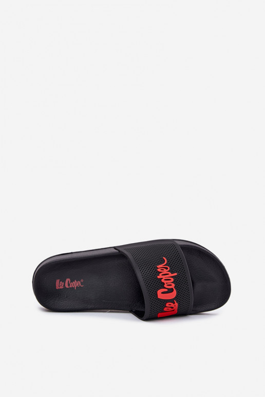 claquettes pour hommes noires Lee Cooper LCIN-25-07-3526M