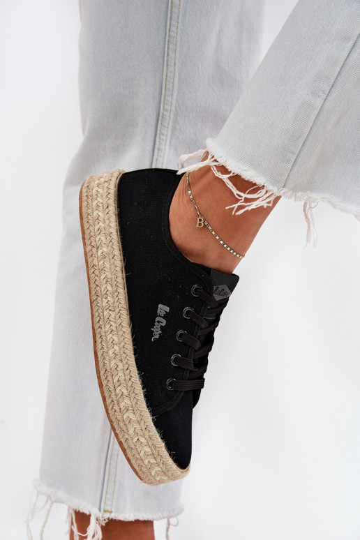 chaussures décontractées noires Lee Cooper LCIN-25-44-3216