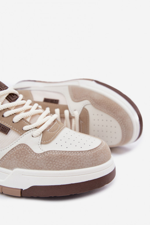 Baskets pour hommes couleur sable Big Star RR174604