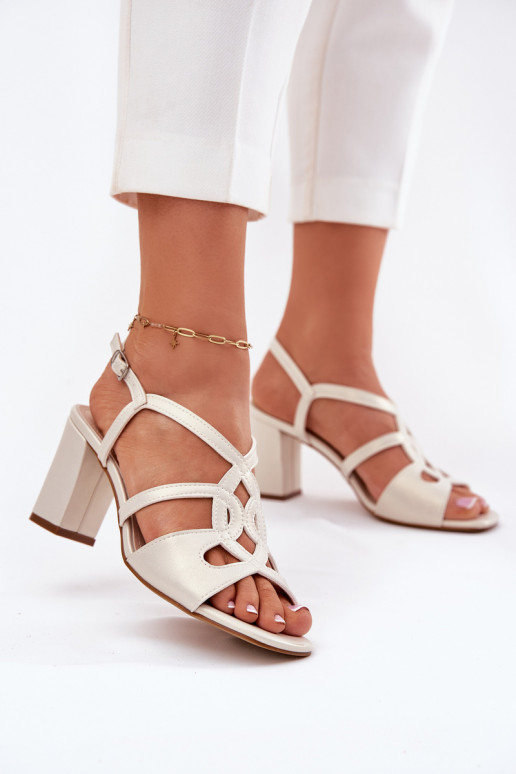 Sandales à talons pour femmes perles Sergio Leone SK884