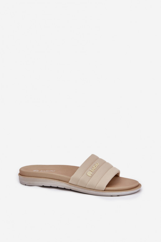 Chaussons pour femmes couleur sable Inblu SF000003