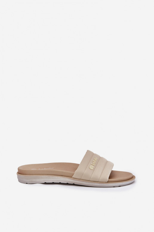Chaussons pour femmes couleur sable Inblu SF000003