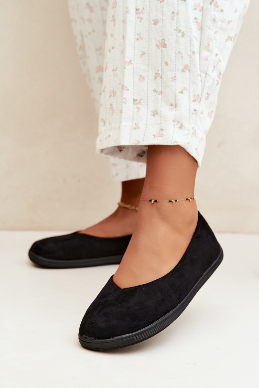 Ballerines noires barefoot Hollin