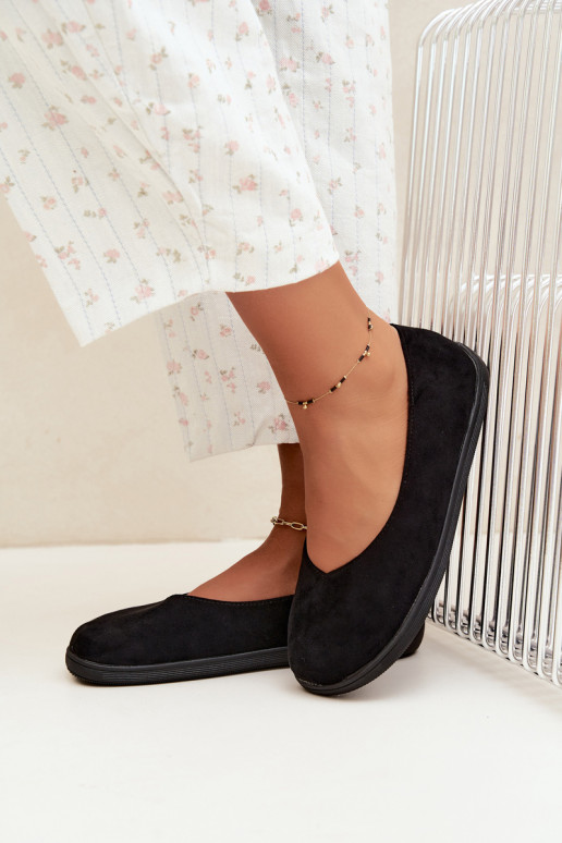 Ballerines noires barefoot Hollin