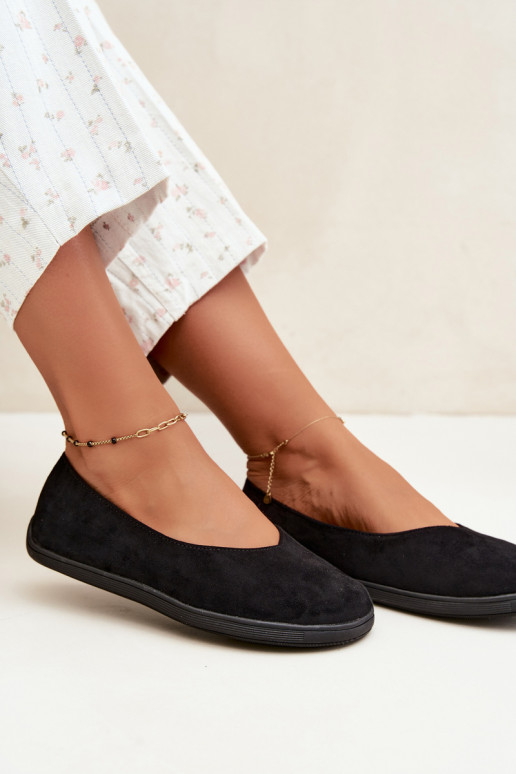 Ballerines noires barefoot Hollin