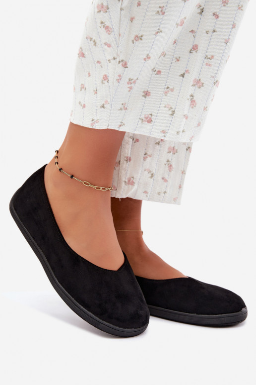 Ballerines noires barefoot Hollin