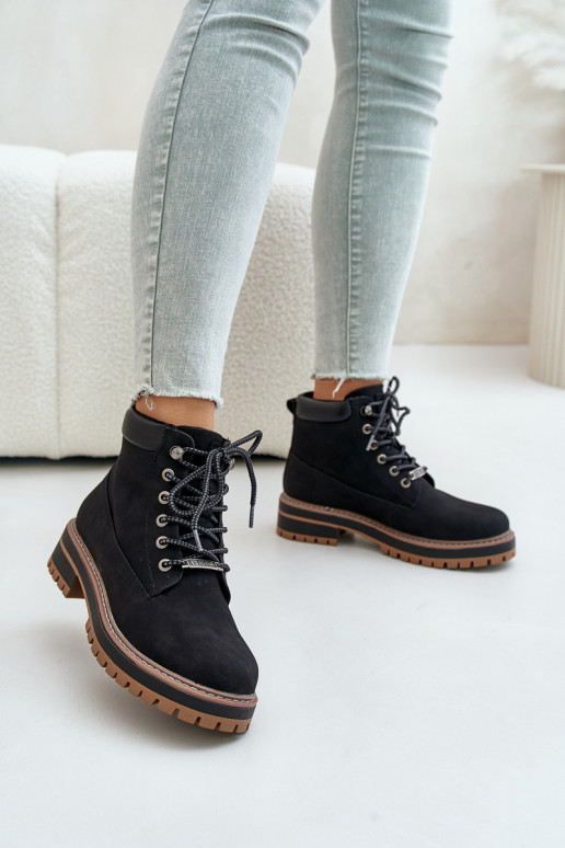 chaussures isolées pour femmes Big Star OO274A290 noires