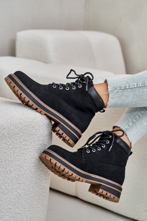 chaussures isolées pour femmes Big Star OO274A290 noires