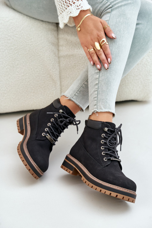 chaussures isolées pour femmes Big Star OO274A290 noires