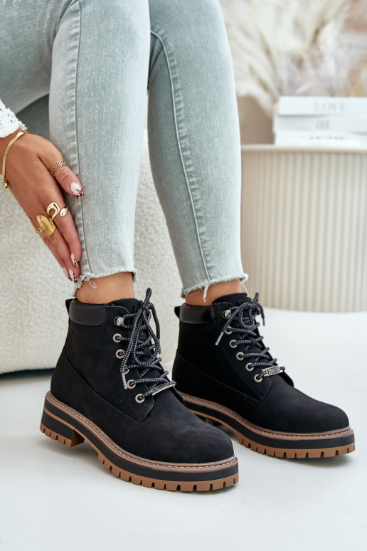chaussures isolées pour femmes Big Star OO274A290 noires