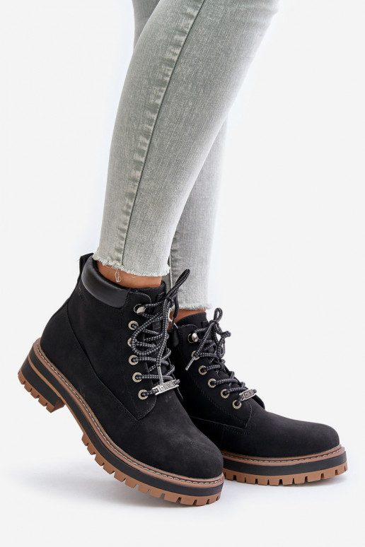 chaussures isolées pour femmes Big Star OO274A290 noires