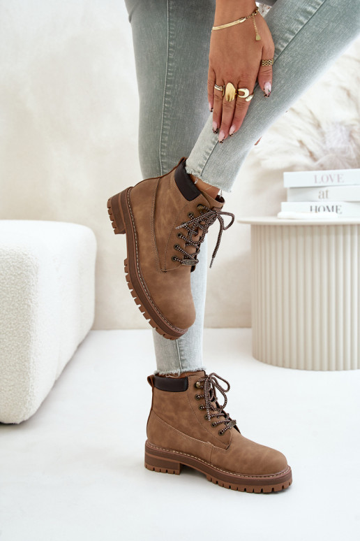 chaussures isolées pour femmes Big Star OO274A289 marron
