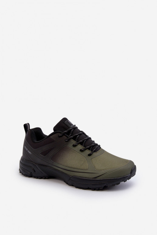 chaussures de sport pour hommes couleur chaki Trekas
