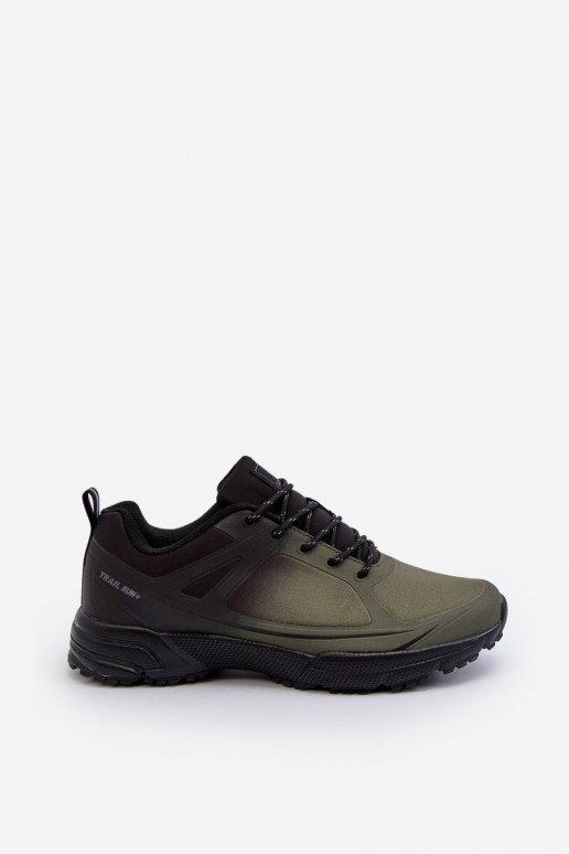 chaussures de sport pour hommes couleur chaki Trekas