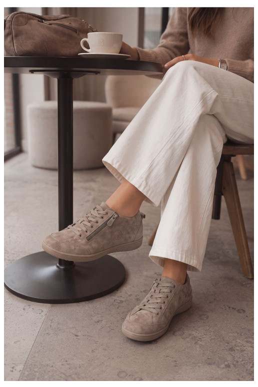 Chaussures femme en daim synthétique sable Brindle