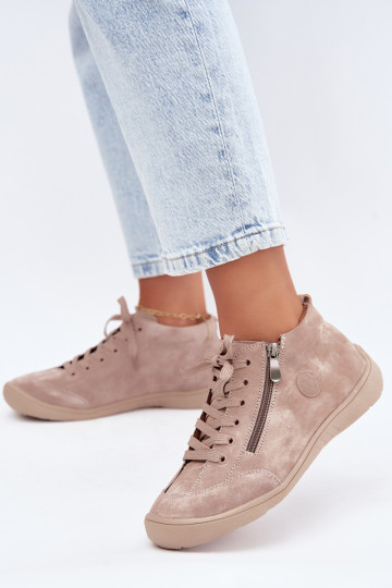 Chaussures femme en daim synthétique sable Brindle 2