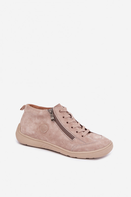 Chaussures femme en daim synthétique sable Brindle
