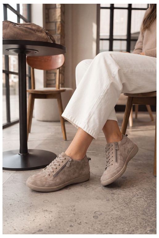 Chaussures femme en daim synthétique sable Brindle