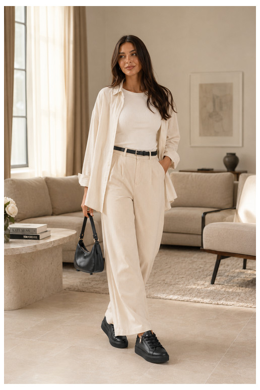 Baskets femme avec plateforme en cuir synthétique noir Corisa