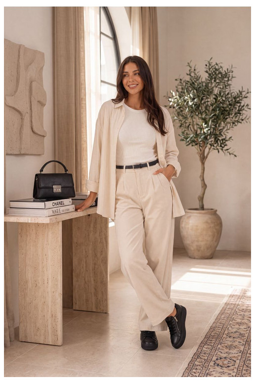 Baskets femme avec plateforme en cuir synthétique noir Corisa