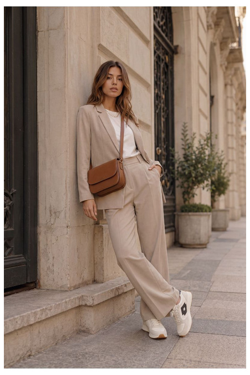 Baskets femme LOTTO 2401930U CALENTO en blanc atténué
