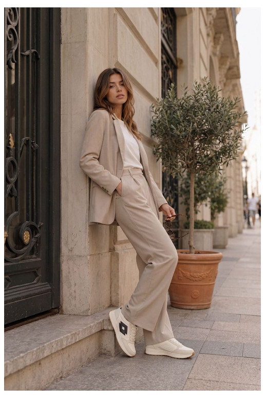 Baskets femme LOTTO 2401930U CALENTO en blanc atténué
