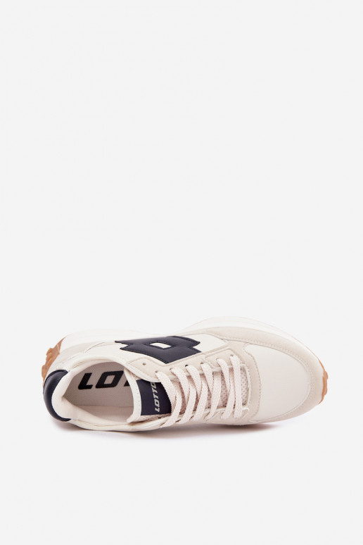 Baskets femme LOTTO 2401930U CALENTO en blanc atténué