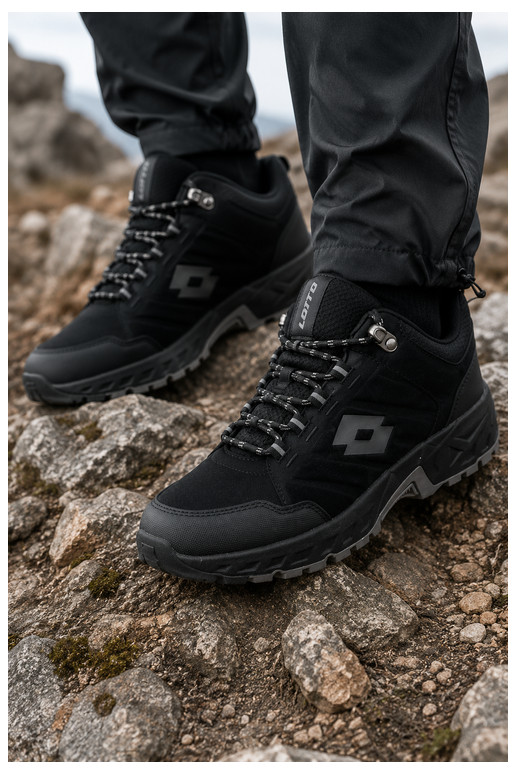 Chaussures de randonnée homme noires LOTTO 2400290U KETCHAM