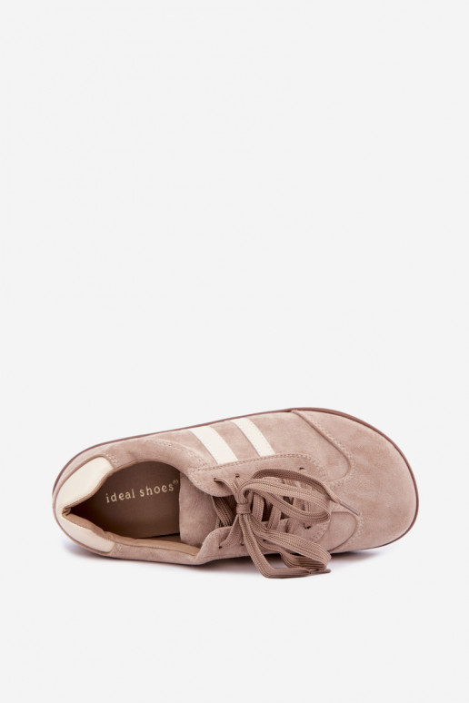 Baskets beiges pour femmes Barefoot Kessy