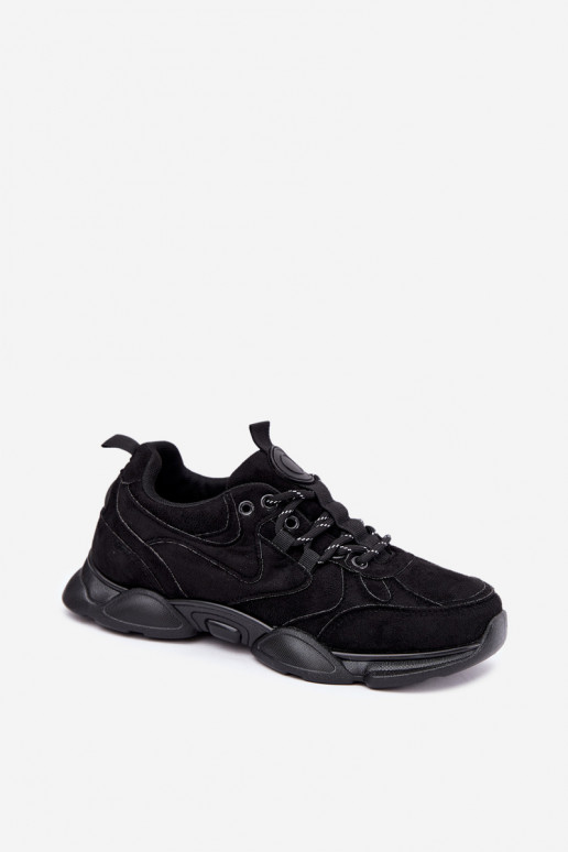 Baskets pour femmes en couleur noire Shaley