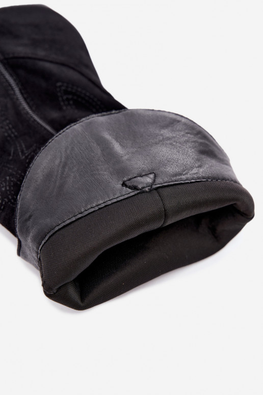 Bottes longues style cowboy avec talons en couleur noire Hartley