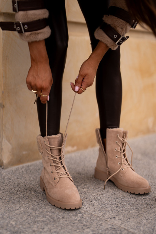 bottes de travail isolées pour hommes à la cheville en sable