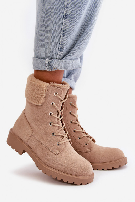 bottes de travail isolées pour hommes à la cheville en sable