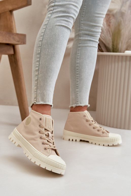 chaussures décontractées avec tige Big Star OO274006 en sable