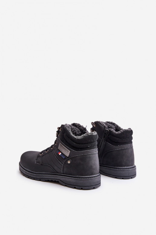 bottes isolées pour hommes McBraun en noir