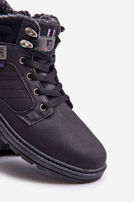 bottes isolées pour hommes McBraun en noir