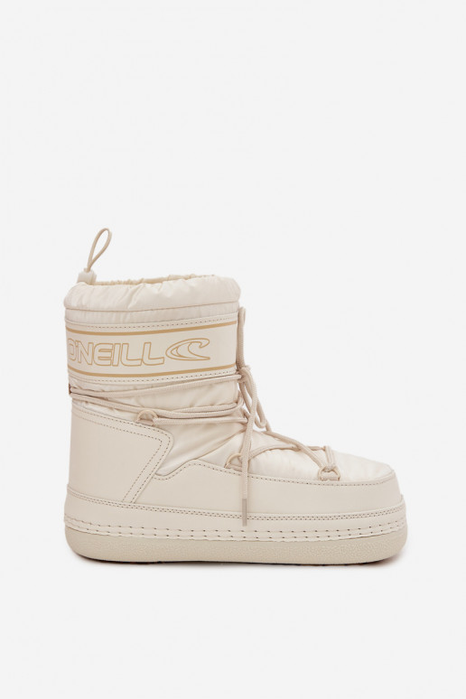 bottes de neige pour femmes avec détails élégants O'NEILL LISA INOMEN HIGH 90253012.99Z en blanc