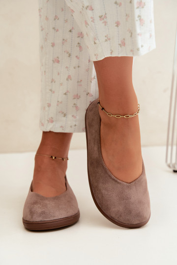 Ballerines pour femmes Barefoot en couleur argile Hollin 2