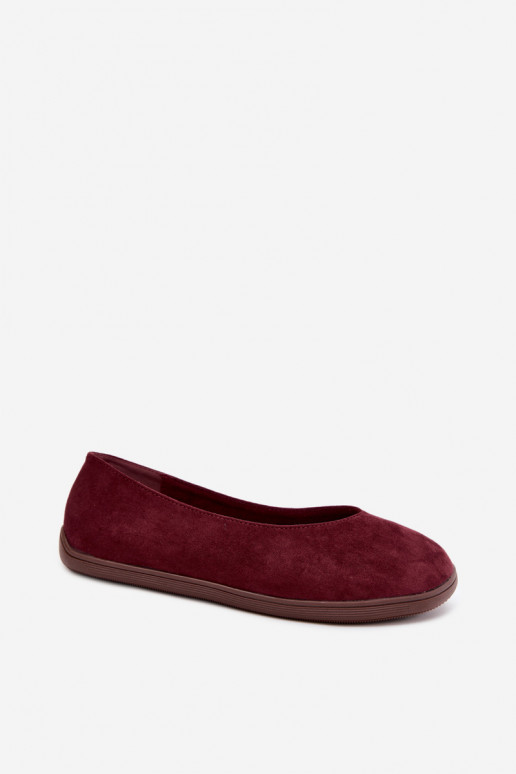 Ballerines pour femmes Barefoot en couleur bordeaux Hollin