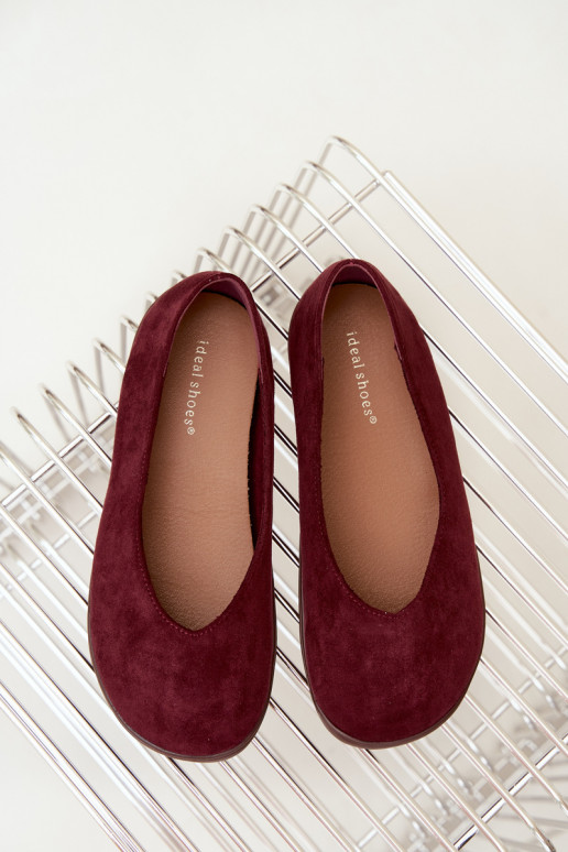 Ballerines pour femmes Barefoot en couleur bordeaux Hollin