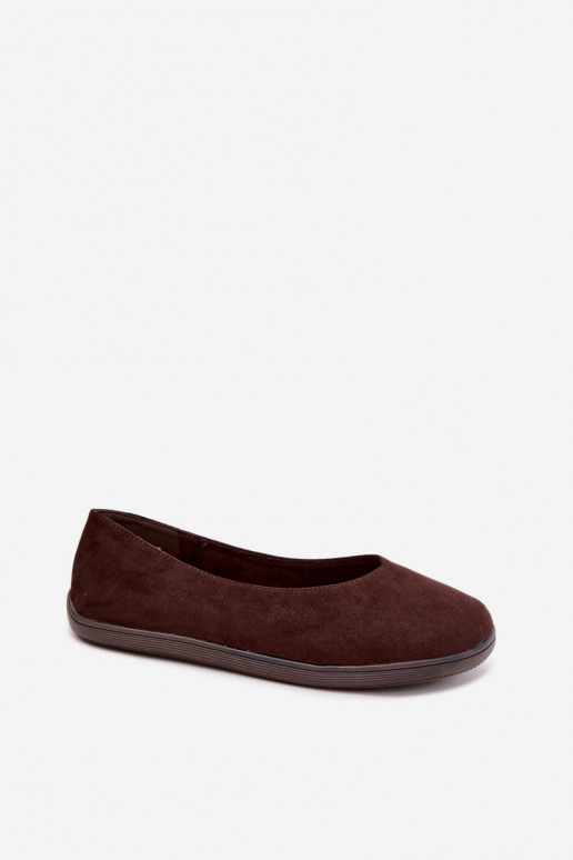 Ballerines pour femmes Barefoot en couleur chocolat Hollin