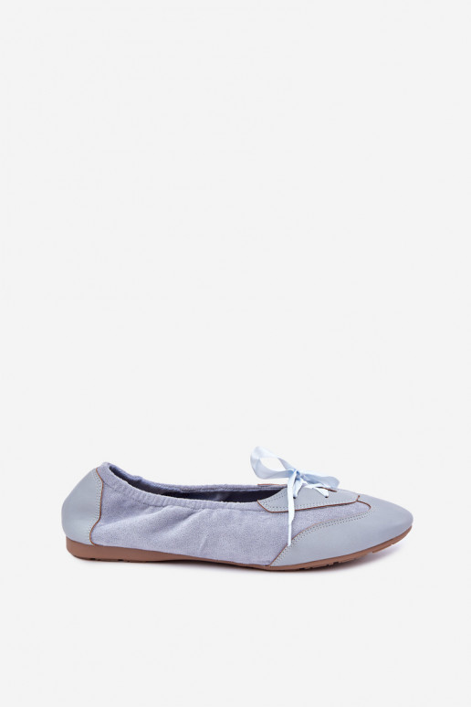Ballerines sportives bleues avec des détails élégants Peonia