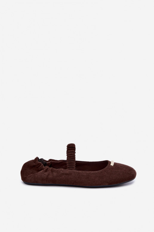 Sandales chocolat avec détails décoratifs Brinelle