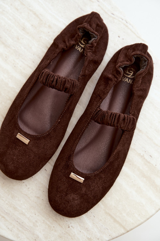 Sandales chocolat avec détails décoratifs Brinelle