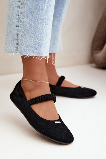 Sandales noires avec détails décoratifs Brinelle 2